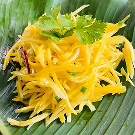 Entrée Achard mangue - Traiteur Malgache