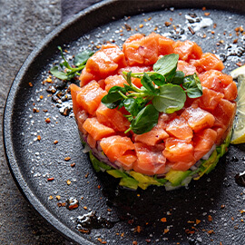 Entrée Saumon - Traiteur Malgache