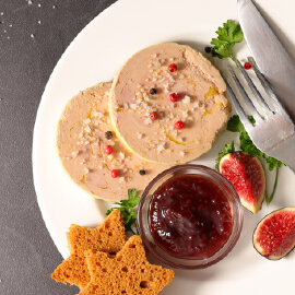 Entrée foie gras - Traiteur Malgache