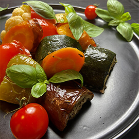 Légumes au four - Traiteur Malgache