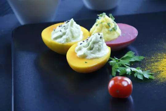 Oeufs mimosa traiteur Malgache